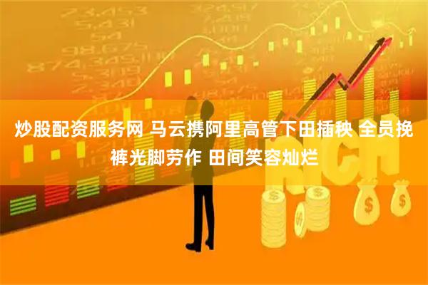 炒股配资服务网 马云携阿里高管下田插秧 全员挽裤光脚劳作 田间笑容灿烂